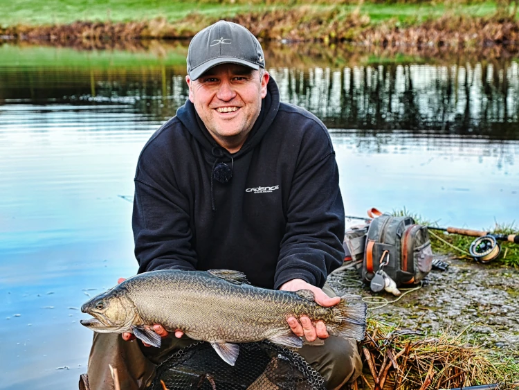 Stuart with a lovely fish